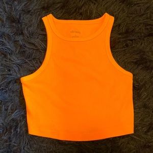 Orange Target Wild Fable cropped tank